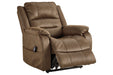 Whitehill Chocolate Power Lift Recliner - Lara Furniture