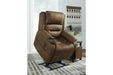 Whitehill Chocolate Power Lift Recliner - Lara Furniture