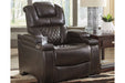 Warnerton Chocolate Power Recliner - Lara Furniture