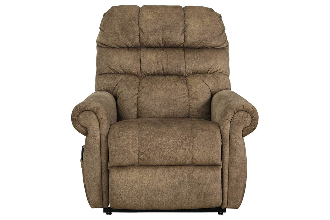 Mopton Saddle Power Lift Recliner - Lara Furniture