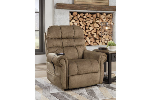 Mopton Saddle Power Lift Recliner - Lara Furniture