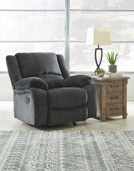 Draycoll Slate Reclining Living Room Set - Lara Furniture