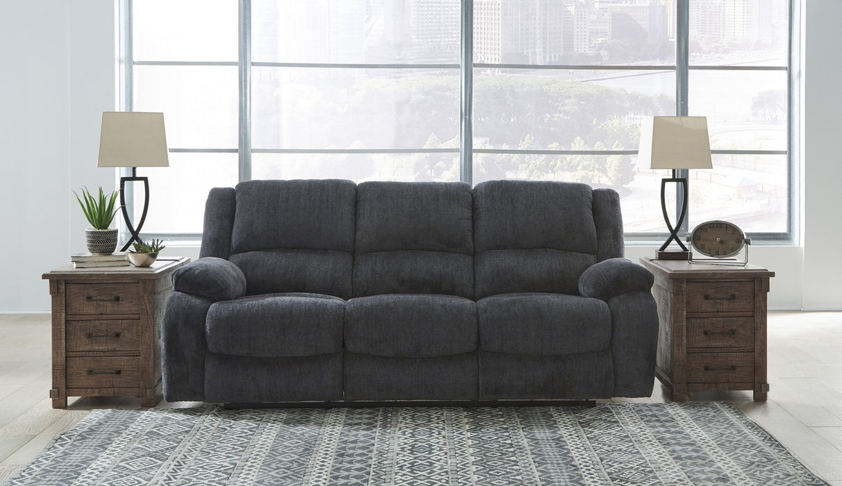 Draycoll Slate Reclining Living Room Set - Lara Furniture