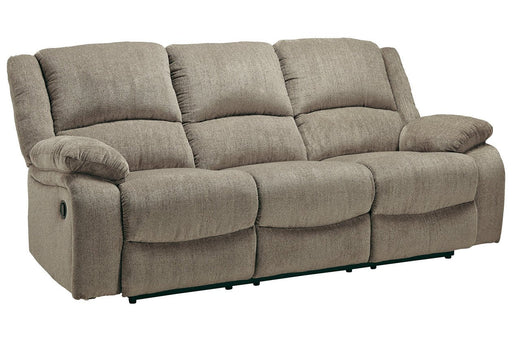 Draycoll Pewter Reclining Sofa - Lara Furniture