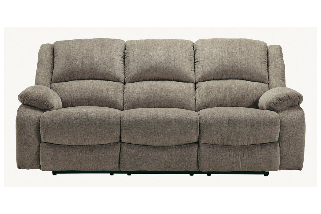 Draycoll Pewter Reclining Sofa - Lara Furniture