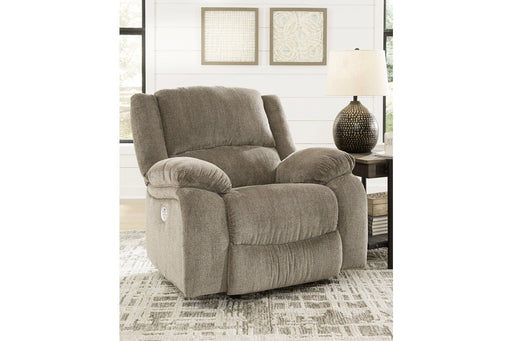 Draycoll Pewter Power Recliner - Lara Furniture