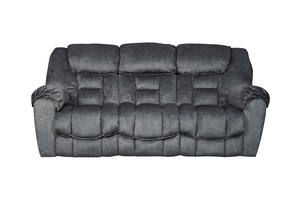 Capehorn Granite Reclining Sofa - Lara Furniture