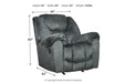 Capehorn Granite Recliner - Lara Furniture