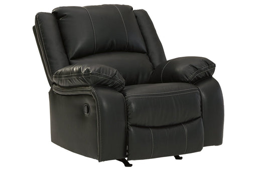 Calderwell Black Recliner - Lara Furniture