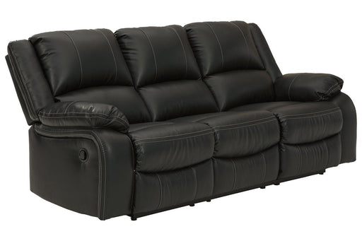 Calderwell Black Reclining Sofa - Lara Furniture