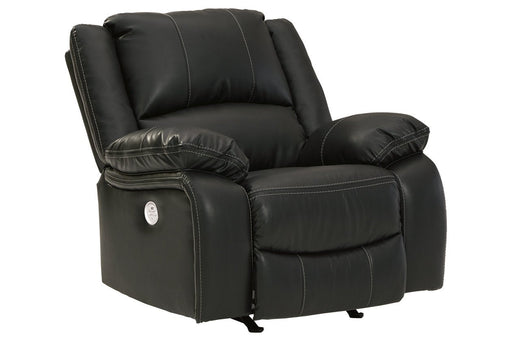 Calderwell Black Power Recliner - Lara Furniture