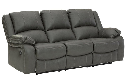 Calderwell Gray Reclining Sofa - Lara Furniture