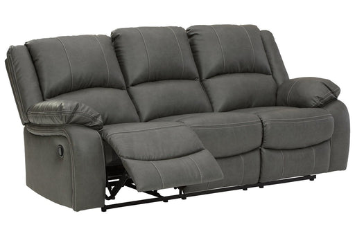 Calderwell Gray Reclining Sofa - Lara Furniture