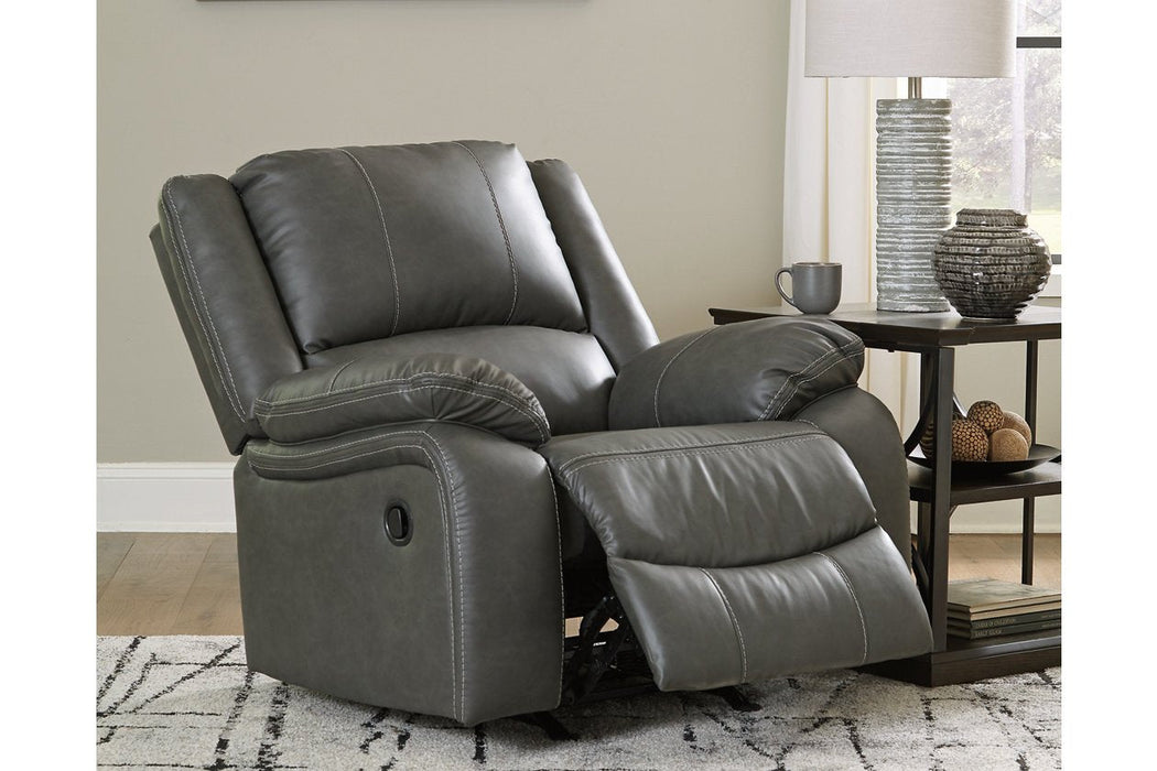 Calderwell Gray Recliner - Lara Furniture