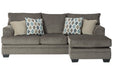 Dorsten Slate Sofa Chaise - Lara Furniture