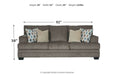 Dorsten Slate Queen Sofa Sleeper - Lara Furniture