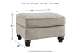 Benbrook Ash Ottoman - Lara Furniture