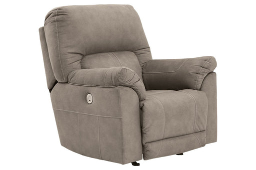 Cavalcade Slate Power Recliner - Lara Furniture