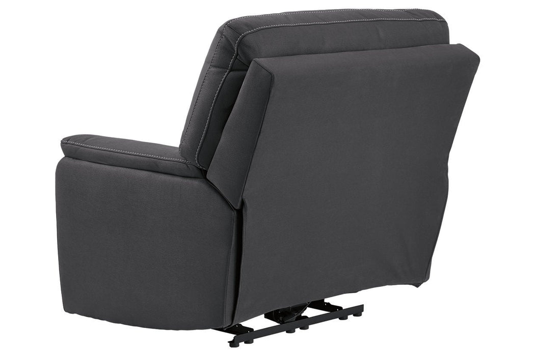 Henefer Midnight Power Recliner - Lara Furniture