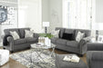 Agleno Charcoal Living Room Set - Lara Furniture