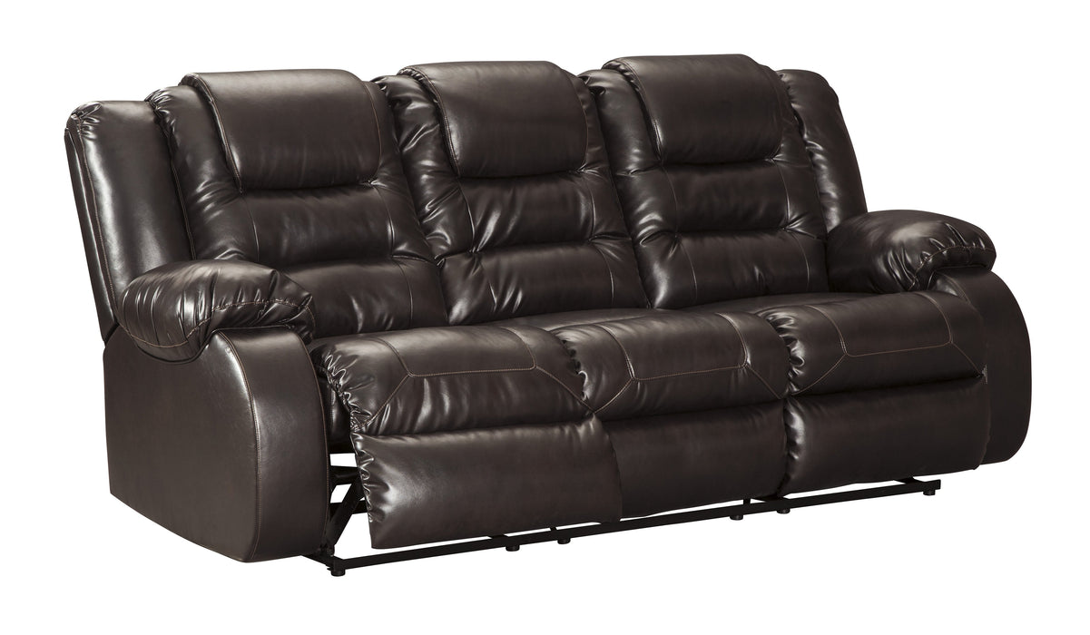 Vacherie Chocolate Reclining Living Room Set - Lara Furniture