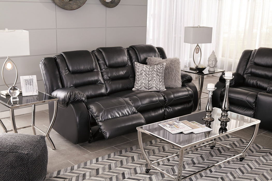 Vacherie Black Reclining Living Room Set - Lara Furniture