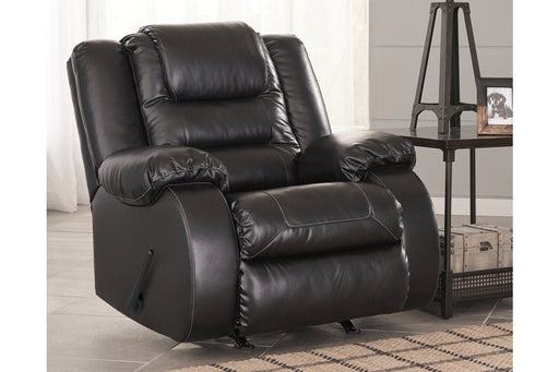 Vacherie Black Recliner - Lara Furniture