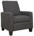 Dattner Charcoal Recliner - Lara Furniture