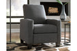 Dattner Charcoal Recliner - Lara Furniture