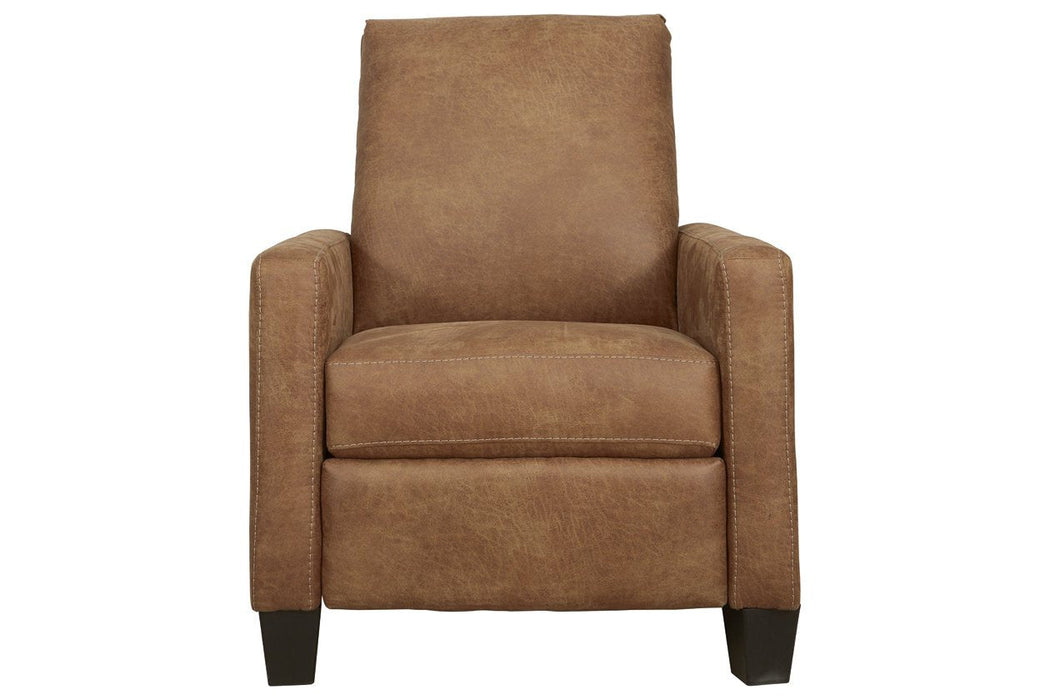 Dattner Caramel Recliner - Lara Furniture