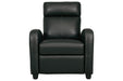 Declo Black Recliner - Lara Furniture