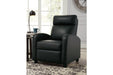 Declo Black Recliner - Lara Furniture