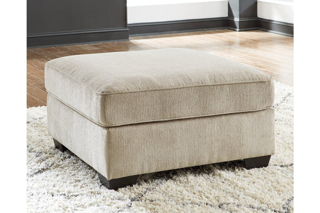 Decelle Putty Oversized Accent Ottoman - Lara Furniture