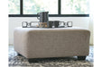 Ballinasloe Platinum Oversized Ottoman - Lara Furniture