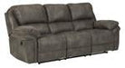 Trementon Graphite Reclining Sofa - Lara Furniture