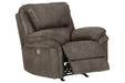 Trementon Graphite Power Recliner - Lara Furniture