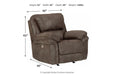 Trementon Graphite Power Recliner - Lara Furniture