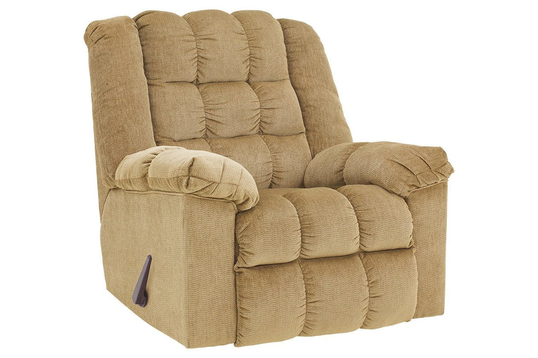 Ludden Sand Recliner - Lara Furniture