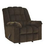 Ludden Cocoa Recliner - Lara Furniture