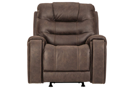 Yacolt Walnut Power Recliner - Lara Furniture