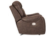 Yacolt Walnut Power Recliner - Lara Furniture