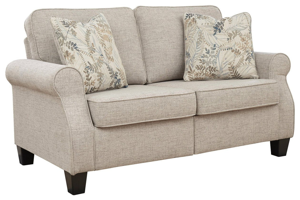 Alessio Beige Loveseat - Lara Furniture