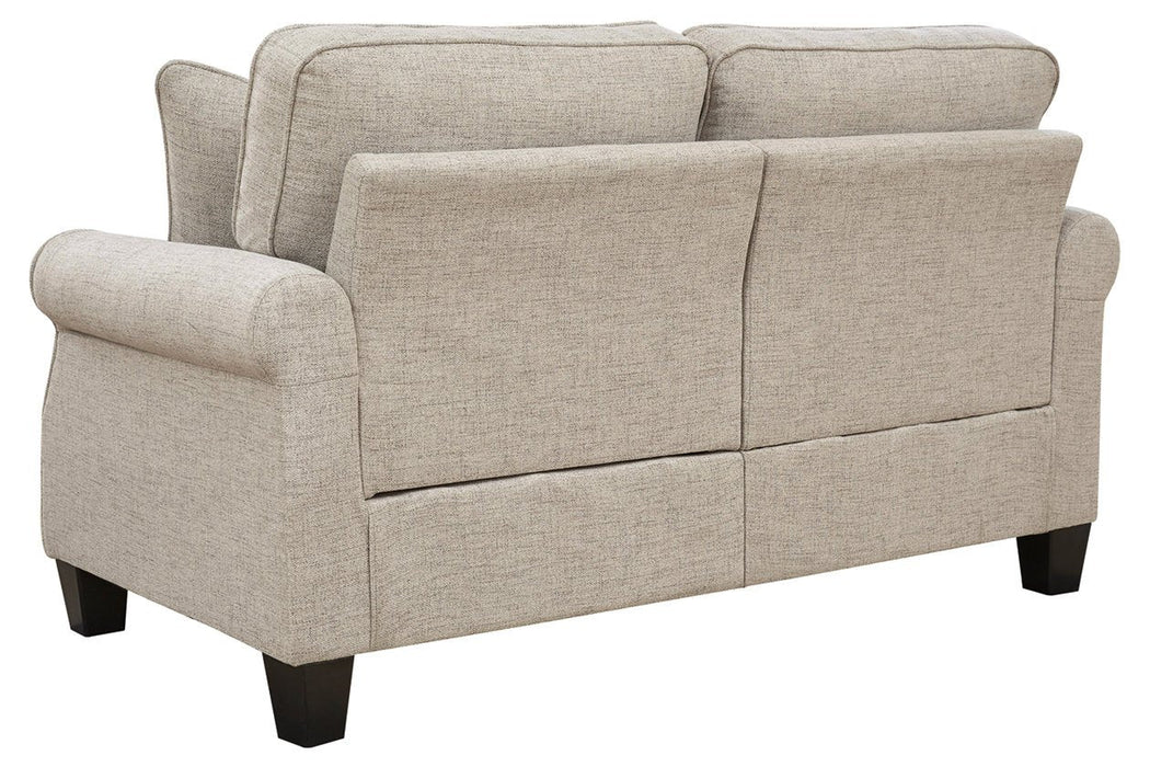 Alessio Beige Loveseat - Lara Furniture