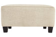 Abinger Natural Oversized Accent Ottoman - Lara Furniture