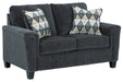 Abinger Smoke Loveseat - Lara Furniture