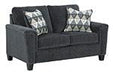 Abinger Smoke Loveseat - Lara Furniture