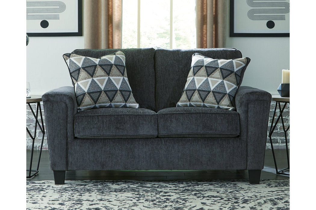 Abinger Smoke Loveseat - Lara Furniture