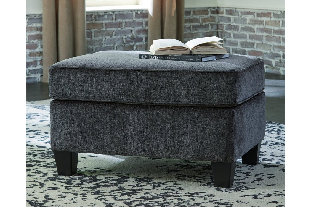 Abinger Smoke Ottoman - Lara Furniture