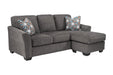 Brise Slate Sofa Chaise - Lara Furniture