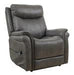 Lorreze Steel Power Lift Recliner - Lara Furniture